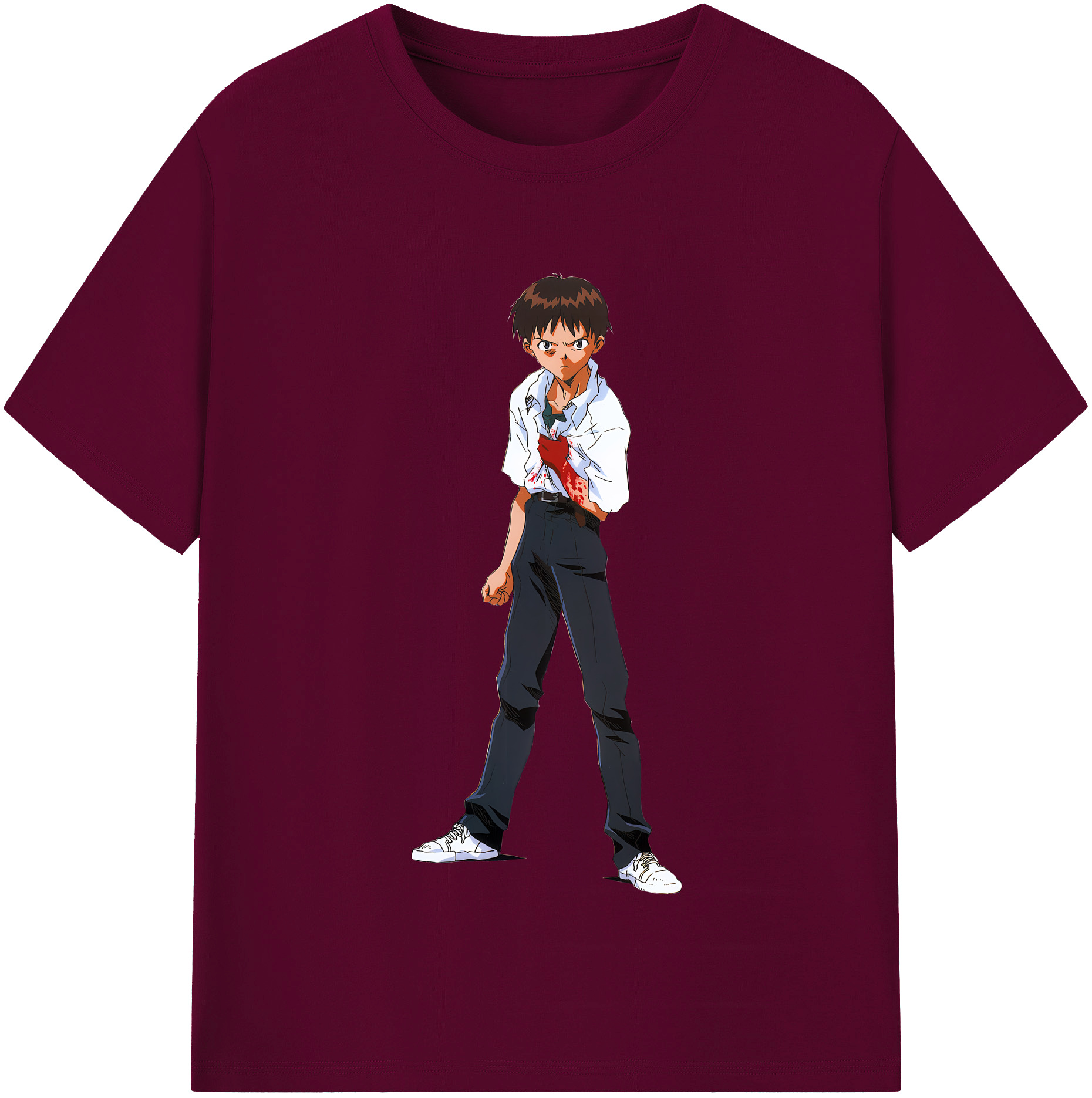 （画像用） EVA 新世紀エヴァンゲリオン レディースカジュアルプリントTシャツ（綿100％）